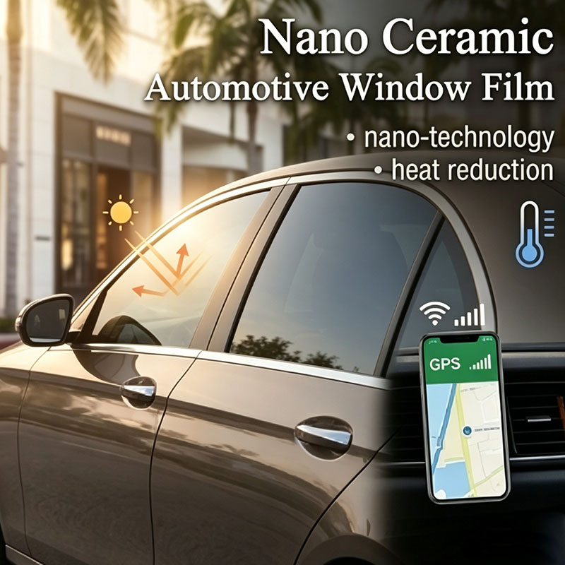 Película de janela automotiva nano cerâmica